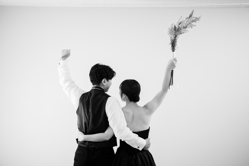 お背中ショット