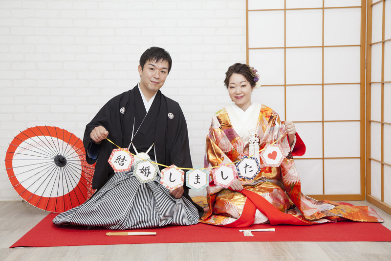 和装×ガーランドは相性◎