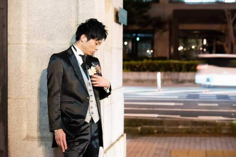 新郎様のソロショット