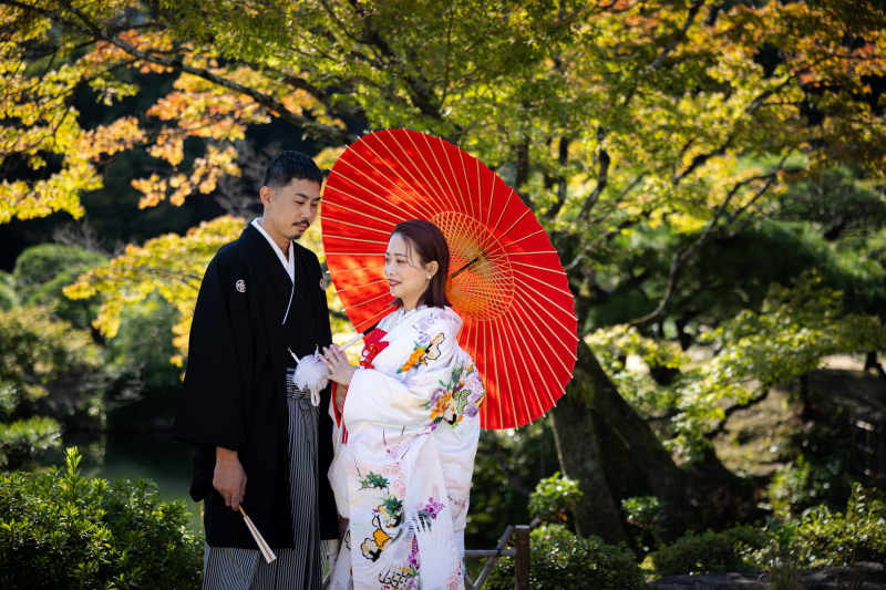 四季折々、日本庭園で撮影