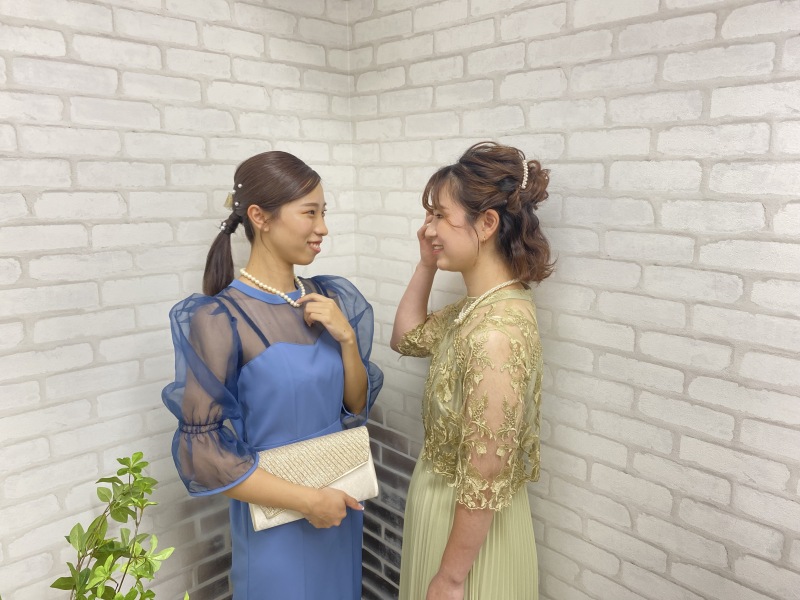 ゲストドレスのレンタルも充実!