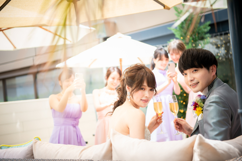 ご友人を呼んでの会食フォト