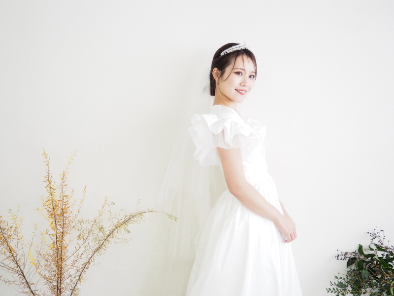 シンプルな背景がトレンド☆