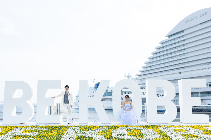 神戸ハーバーランドは、昼~ナイト撮影まで人気!