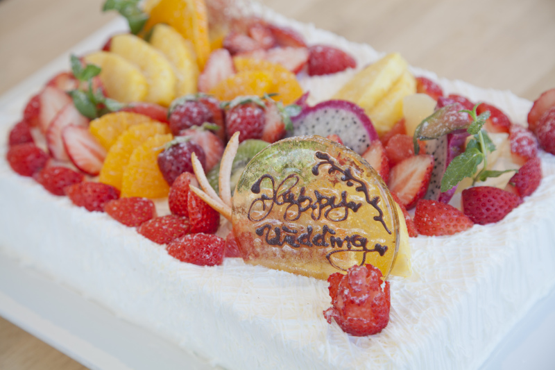 夢のケーキ入刀も叶えます