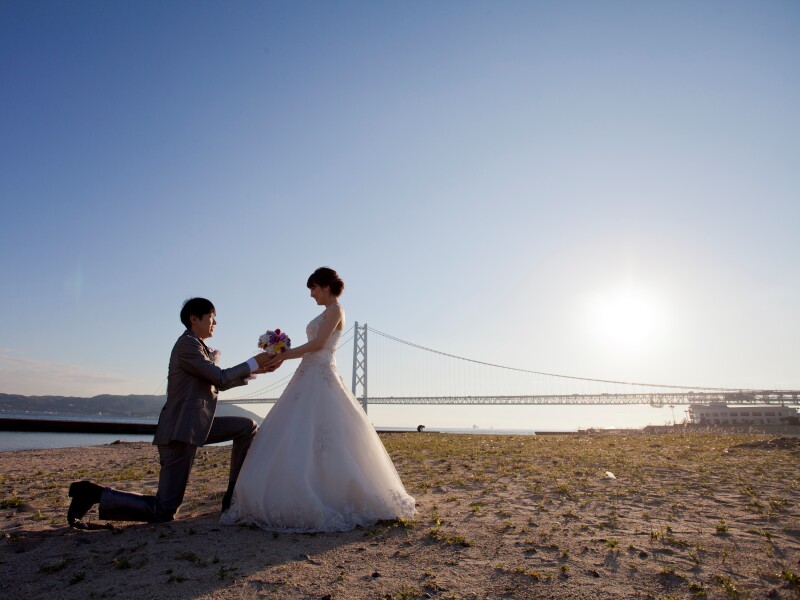 空に広がるグラデーション☆王道プロポーズシーン