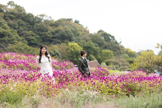 プレストベル_神戸前撮りロケーション　＠布引ハーブ園