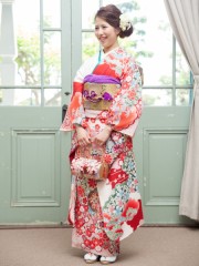 振袖レンタル+着付(足袋・肌着含む一式)