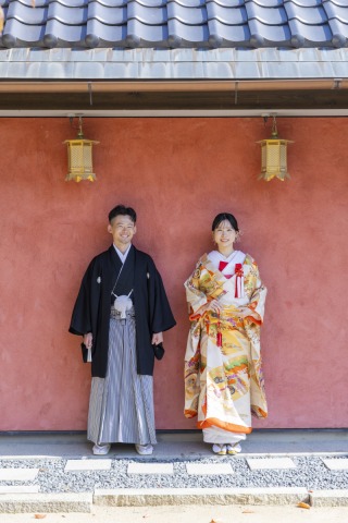 プレストベル_和装　ロケ撮影