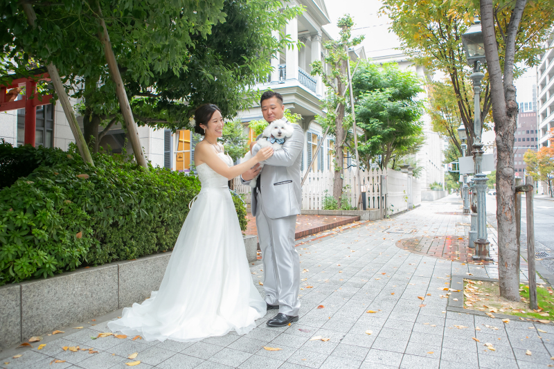 【ペットとお散歩洋装ロケプラン】◇ロケ地1か所◇衣装ランクによる追加料金なし!全て込み料金