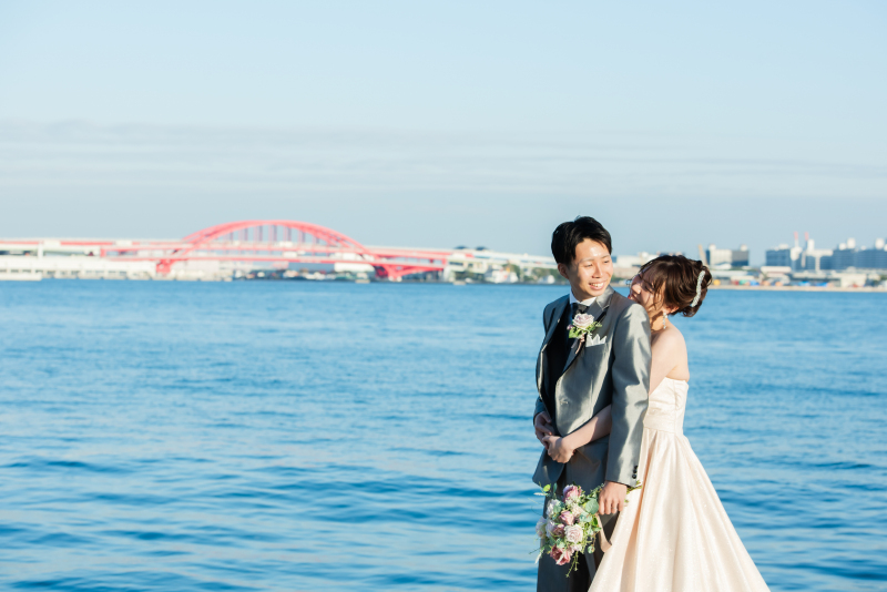 【神戸満喫・ハーバー&旧居留地2ヶ所洋装ロケプラン】2h撮影100カット付◇衣装による追加料金なし!