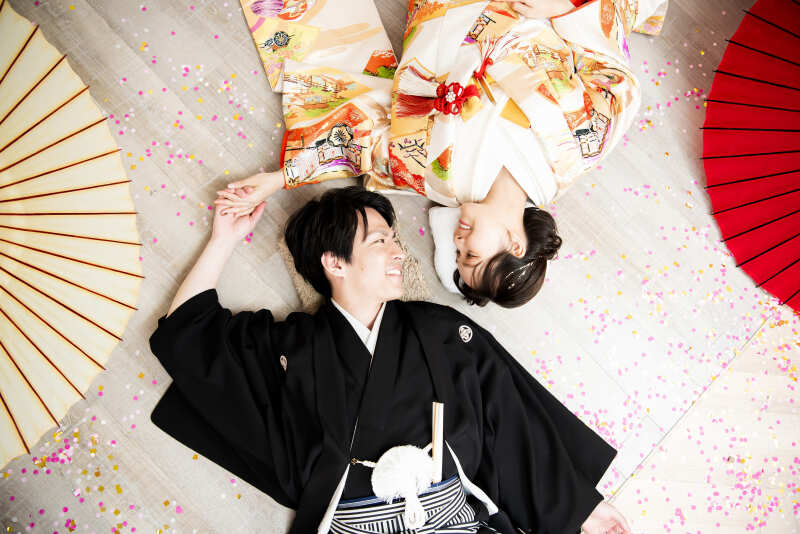 【和装+洋装スタジオ】◇衣装ランクによる追加料金なし(100着以上から選べる)◇撮影料・ヘアメイク・衣装・データ全て込み料金