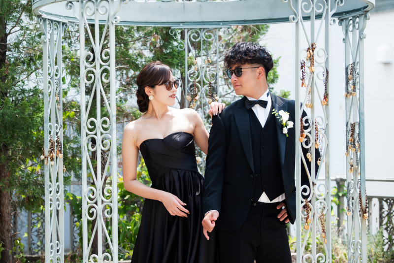 【チャペルフォト】ホテル北野プラザ六甲荘のチャペルを貸切|ご家族も一緒に!衣装ランクによる追加料金なし!全て込み料金