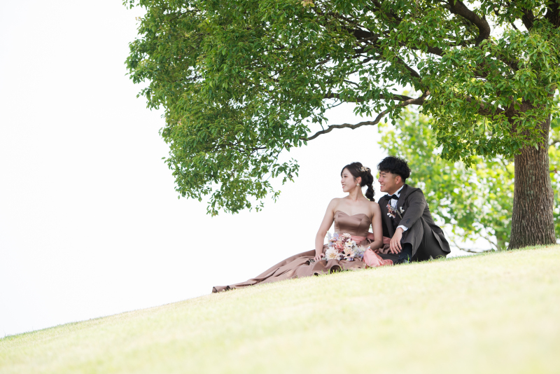 【砂浜&お花畑の自然満喫♪洋装ロケ撮影/舞子&淡路花さじき】◆送迎付き◆撮影料・ヘアメイク・衣装・データ全て込み料金