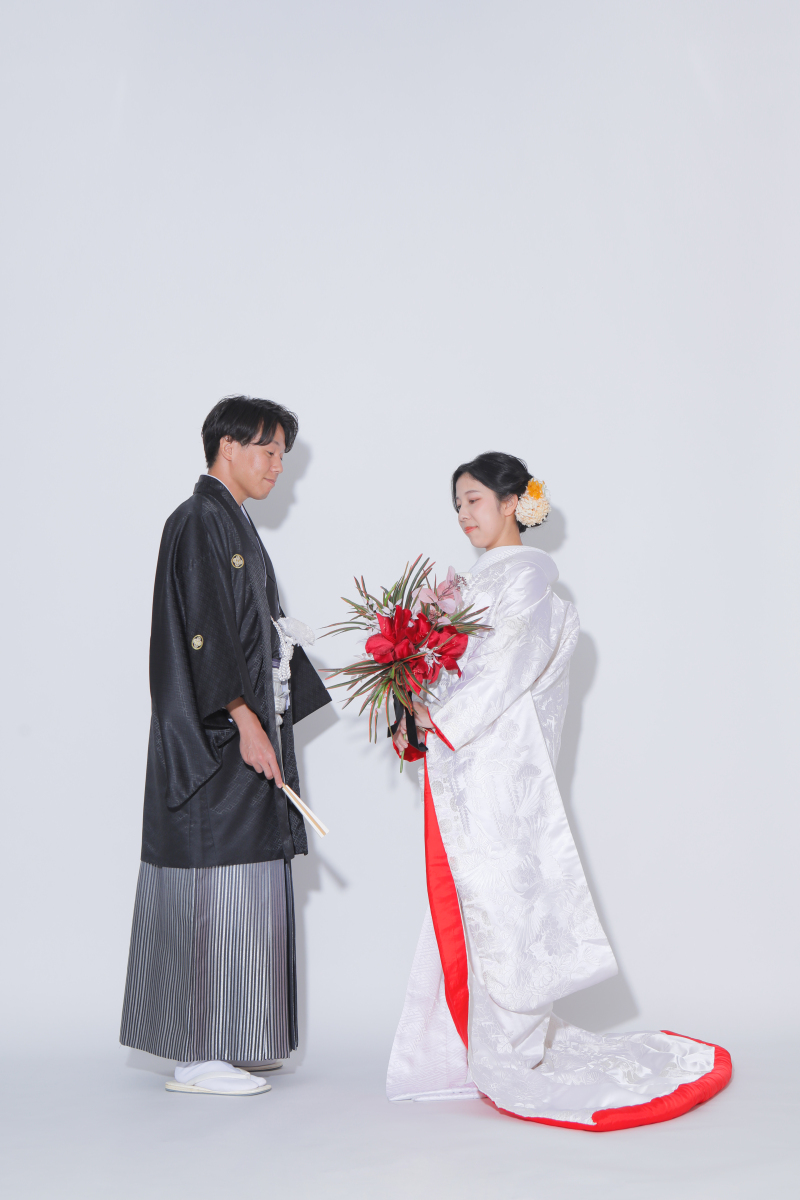 ブーケと一緒に