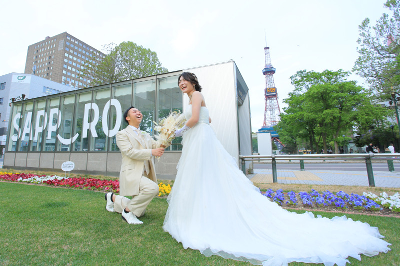 テレビ塔でプロポーズ！