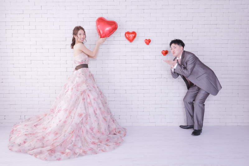 事前にご希望を伺って、こだわりのポーズと小物で