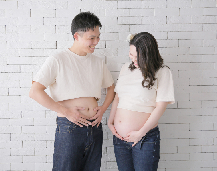 【マタニティフォト】1カットデータor六切り台紙一冊（立姿）どちらかお選びいただけます！