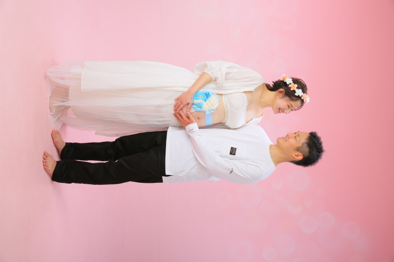 【マタニティフォト】1カットデータor六切り台紙一冊（立姿）どちらかお選びいただけます！