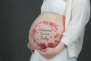 【マタニティフォト】1カットデータor六切り台紙一冊（立姿）どちらかお選びいただけます！