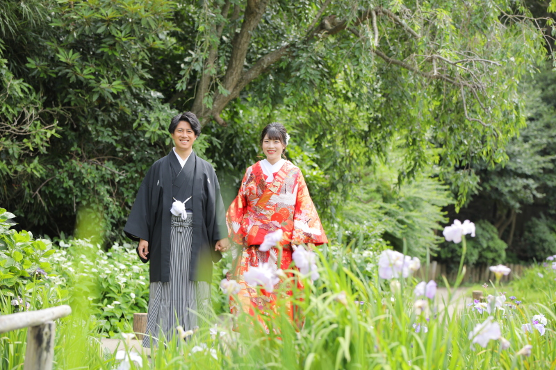会話をしながら園内をお散歩