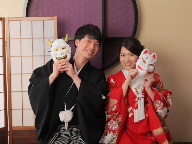 和室にいるような背景も♪