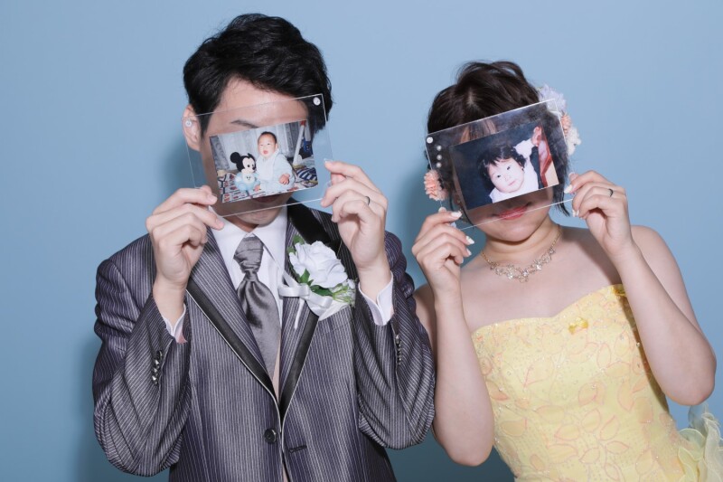 ちいさな頃の思い出写真と一緒に♪