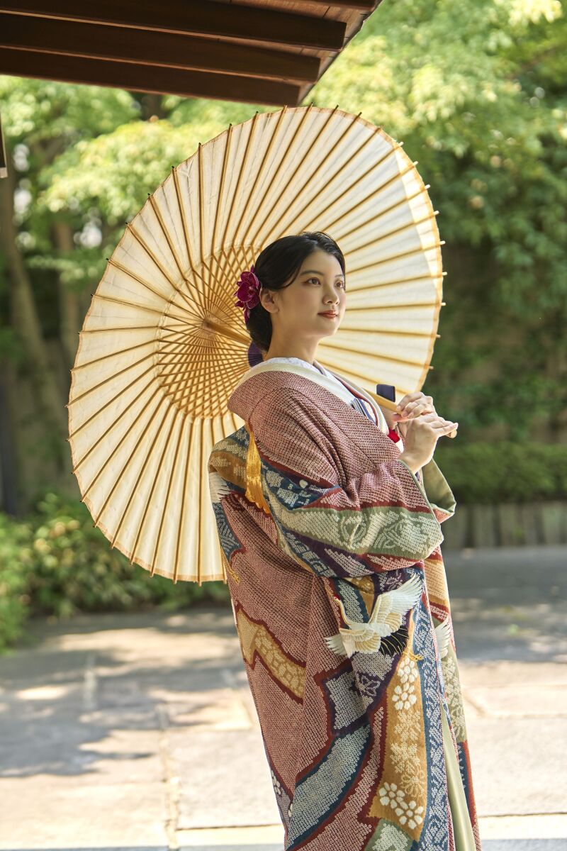 熨斗目飛翔鶴(のしめひしょうかく)