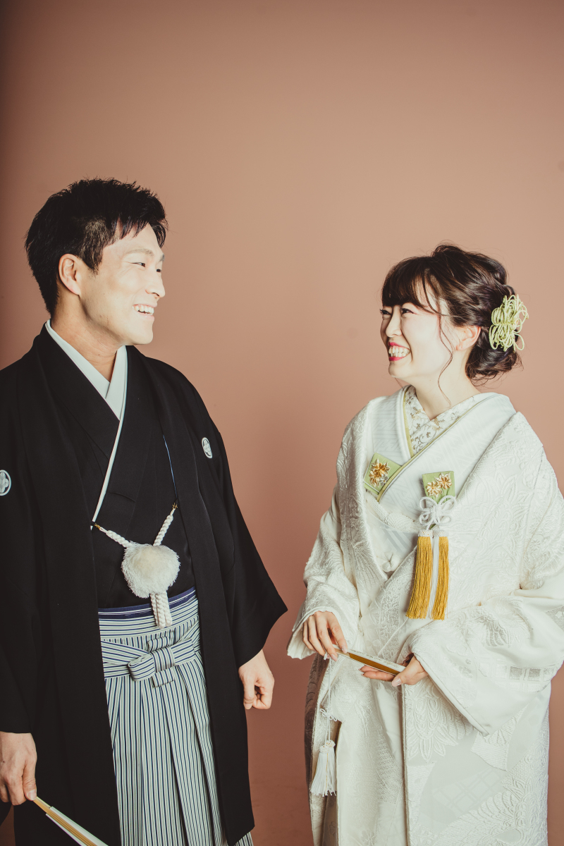 和装の撮影からスタート!