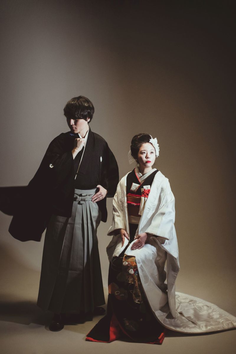 大振袖に白無垢を羽織るアレンジ