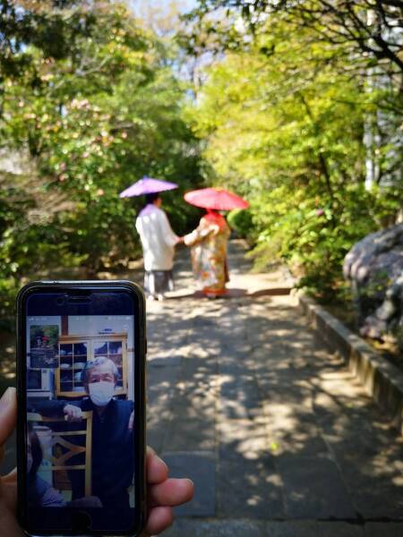 LINEビデオでご実家のご両親にライブ中継!