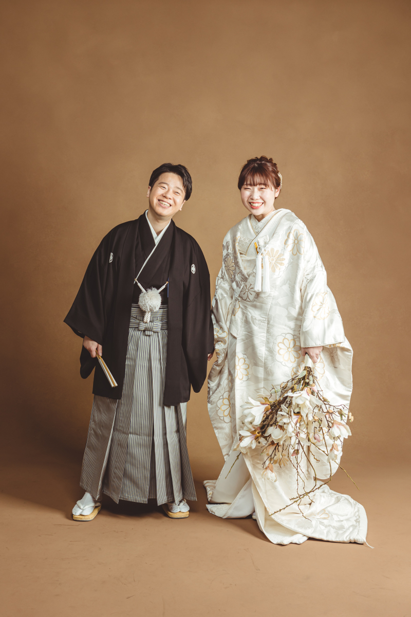 和装から撮影スタート!