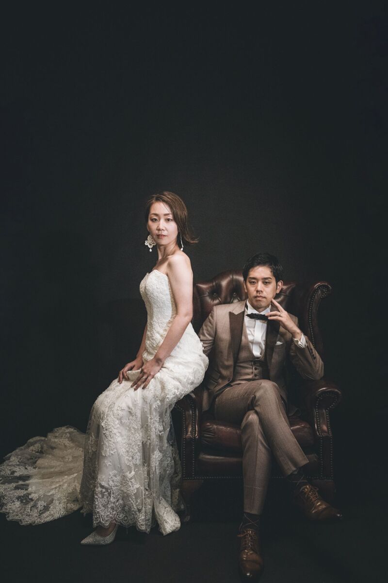 続いてお色直しは洋装へ