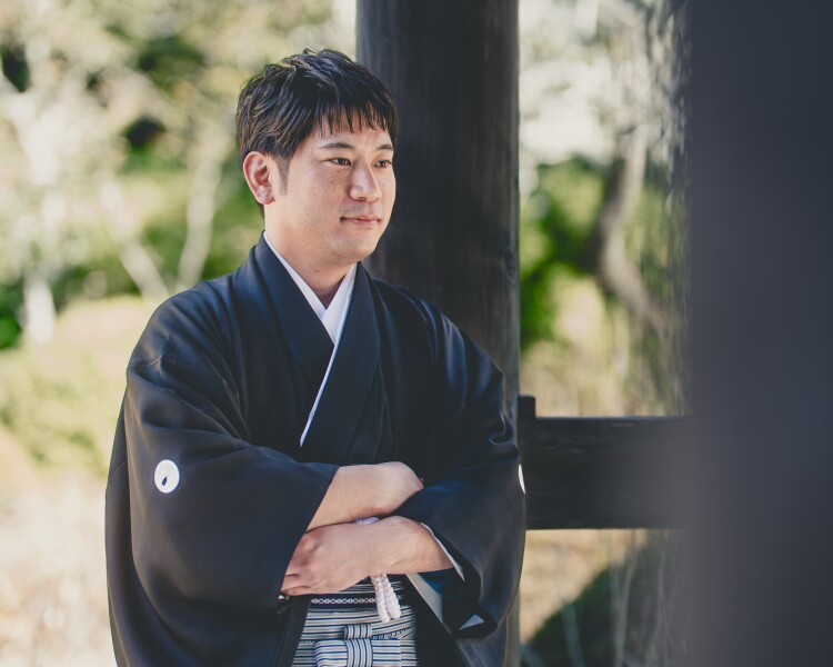 新郎さま、ソロショット！