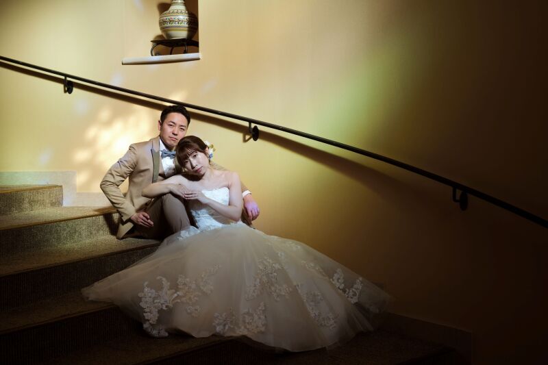 階段シーンは幻想的！