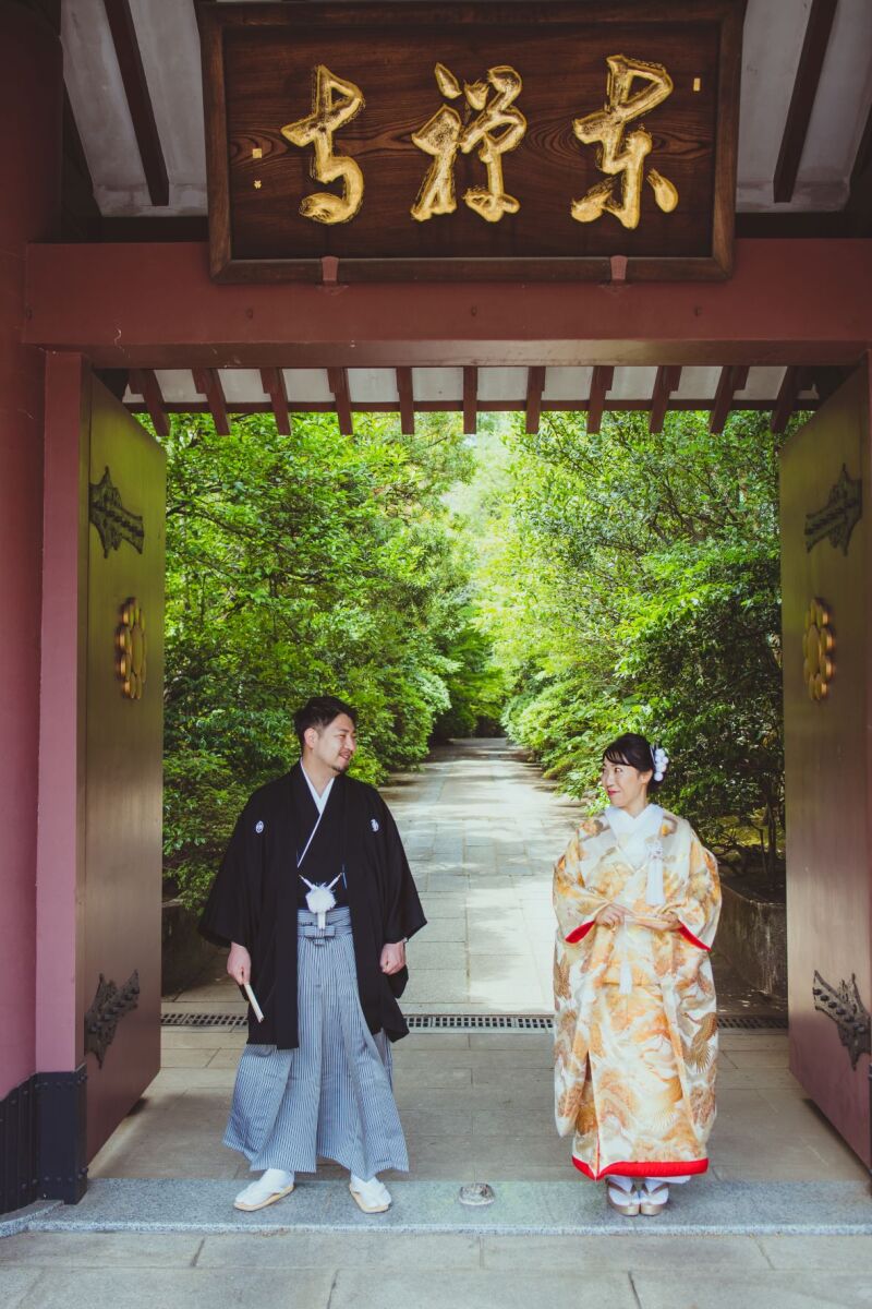品川にある東禪寺にて撮影スタート♪