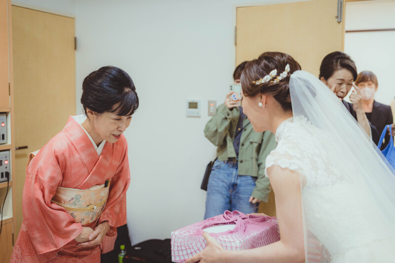 おふたりからサプライズの贈り物