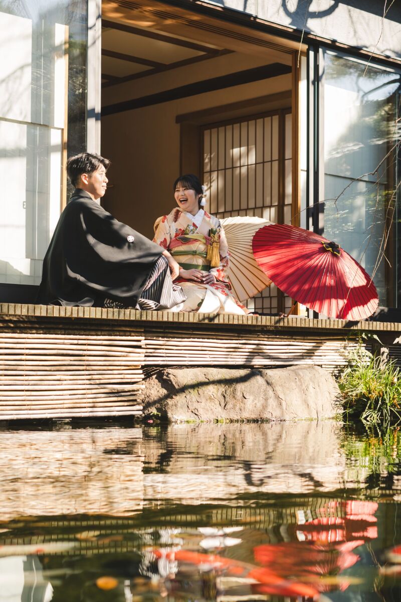 縁側での一枚♪