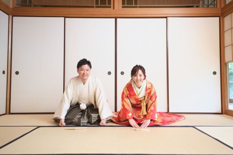 お茶室でも撮影できます