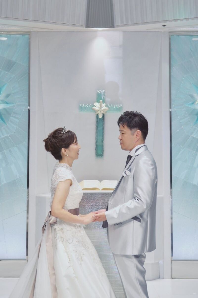 誓いをかわすシーン♪