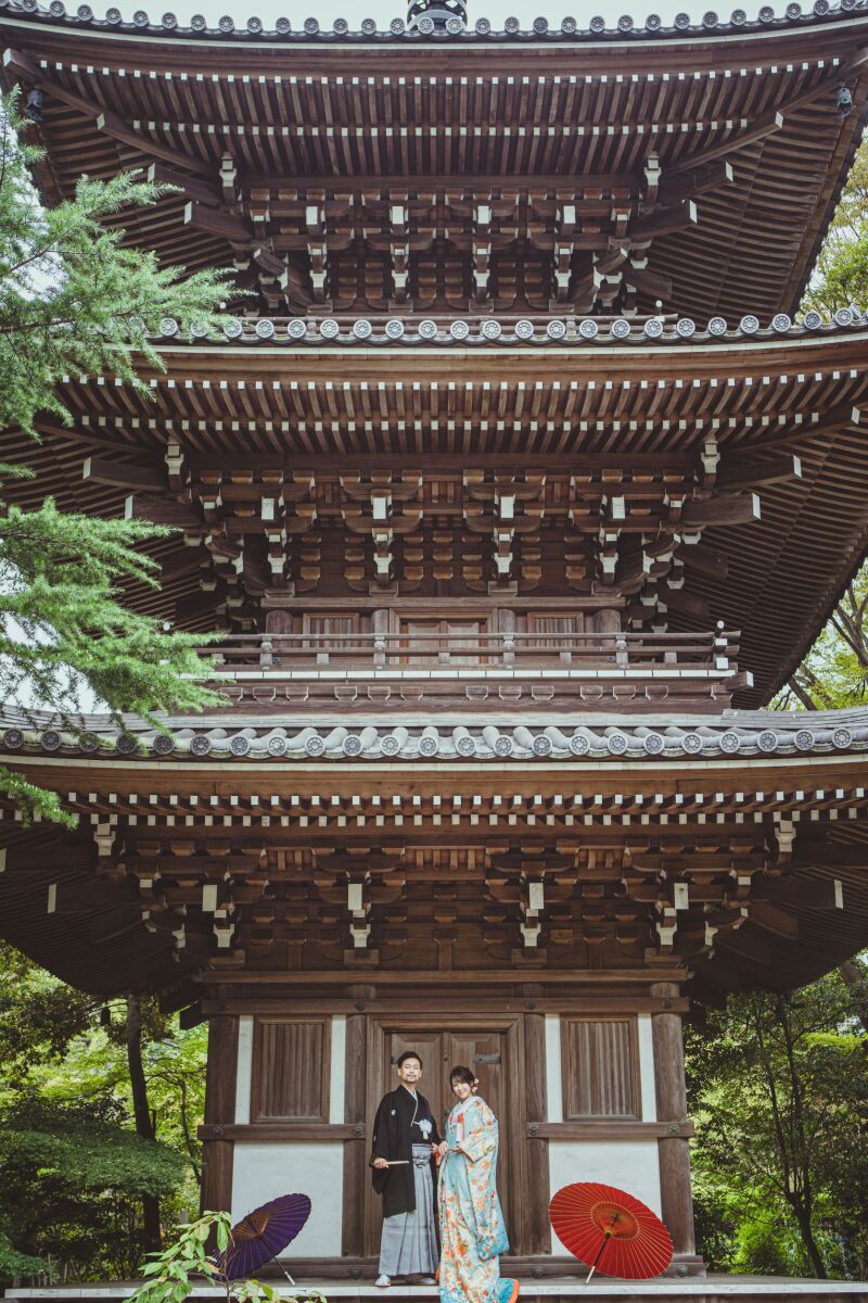 三重塔は圧巻ですね!