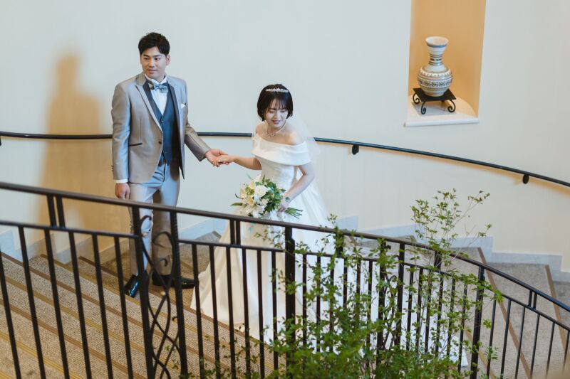 螺旋階段でも撮影を