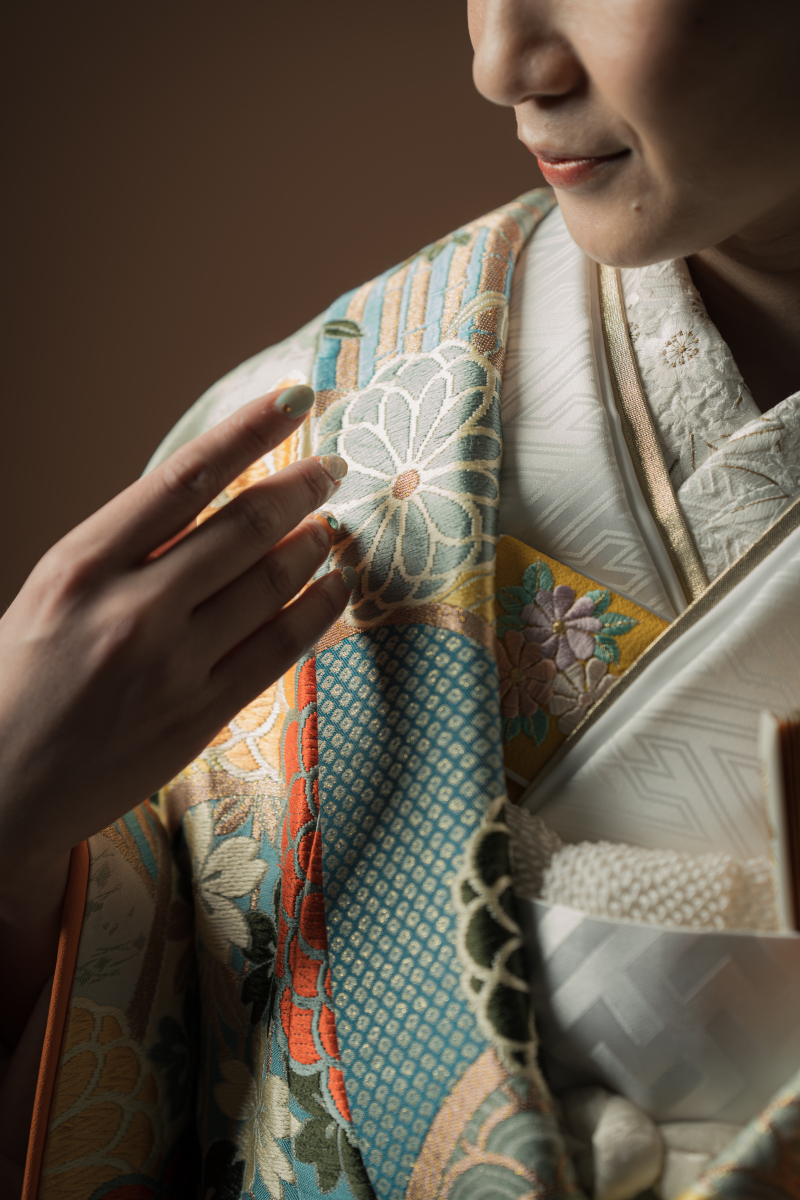 色打掛にあわせた和装小物