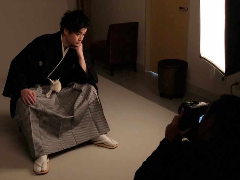 モデルさながらの撮影に