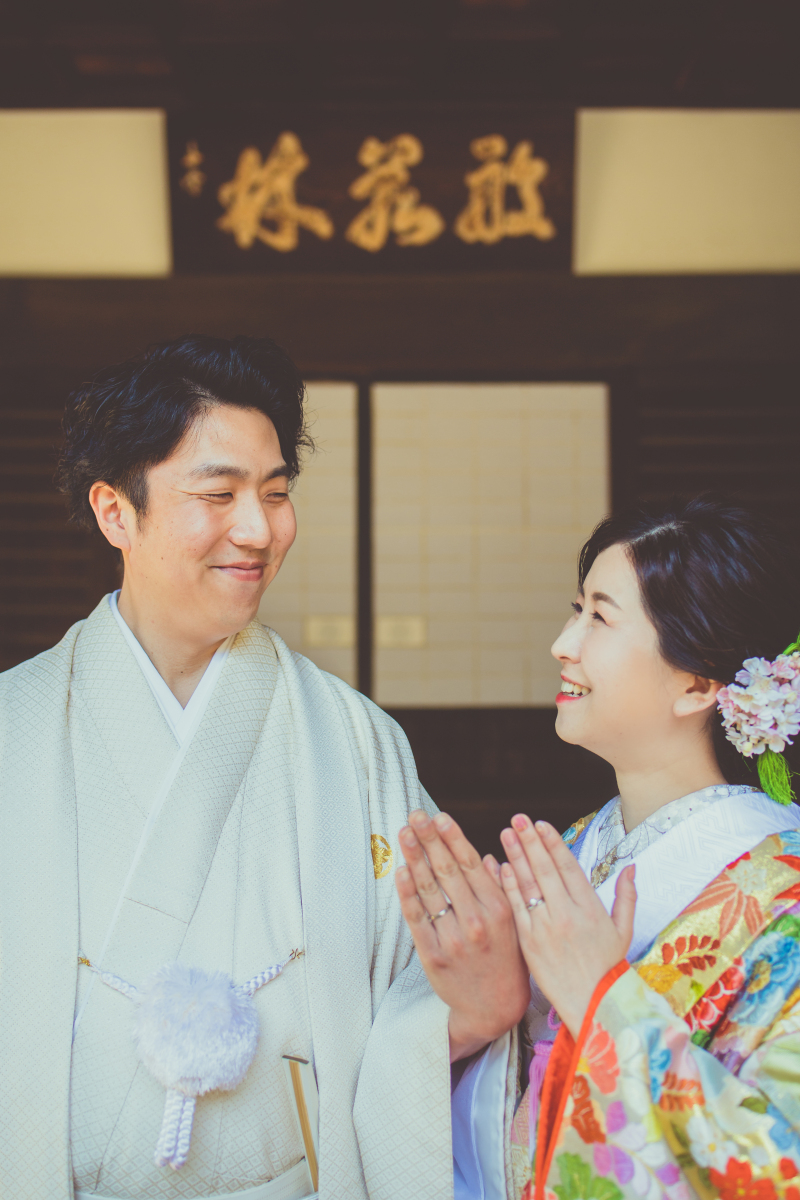 指輪の交換シーンも取り入れました!