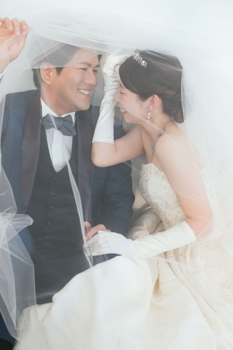ベールで彩る一枚♪