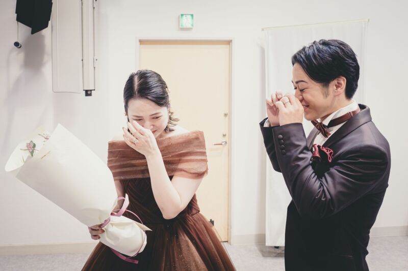 サプライズに感動の涙！