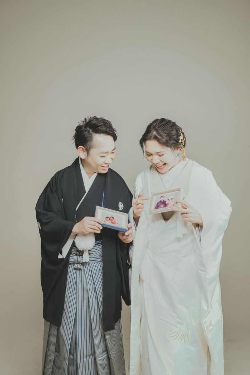 ご両親様のお写真と一緒に