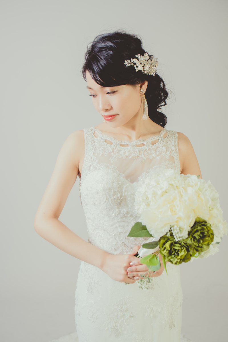 選んだドレスはマーメードライン