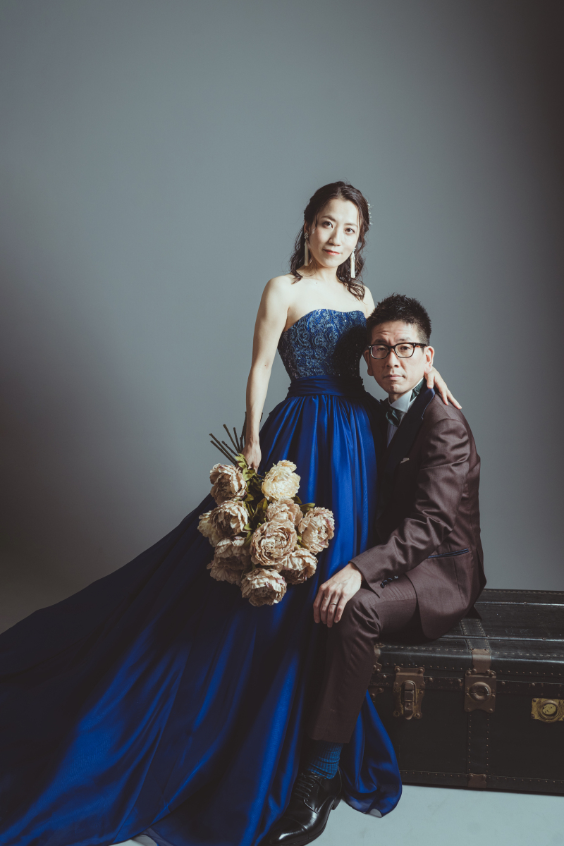 イメージチェンジでカラードレスへ